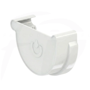 Denko prawe PVC ⌀ 100 firmy KROP kolor biały